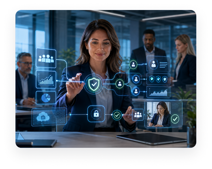 A privacy team reviewing which workforce-data categories are collected, who can access them, and how a record can be corrected