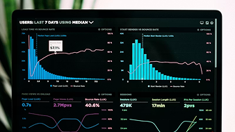 Adoption dashboard displayed on a screen
